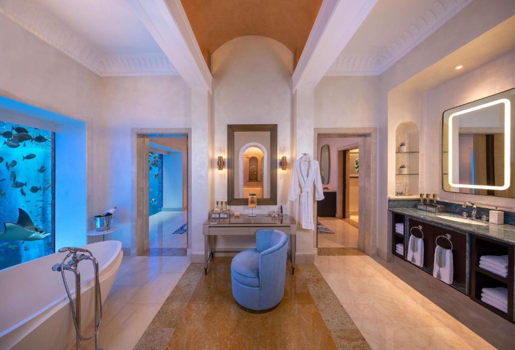 Αποκλειστικά μέρη στο Dubai Atlantis The Palm Bathroom